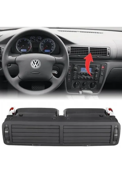 Vw Passat B5 Ön Konsol Havalandırma Izgarası 1997-2005 3B0819728