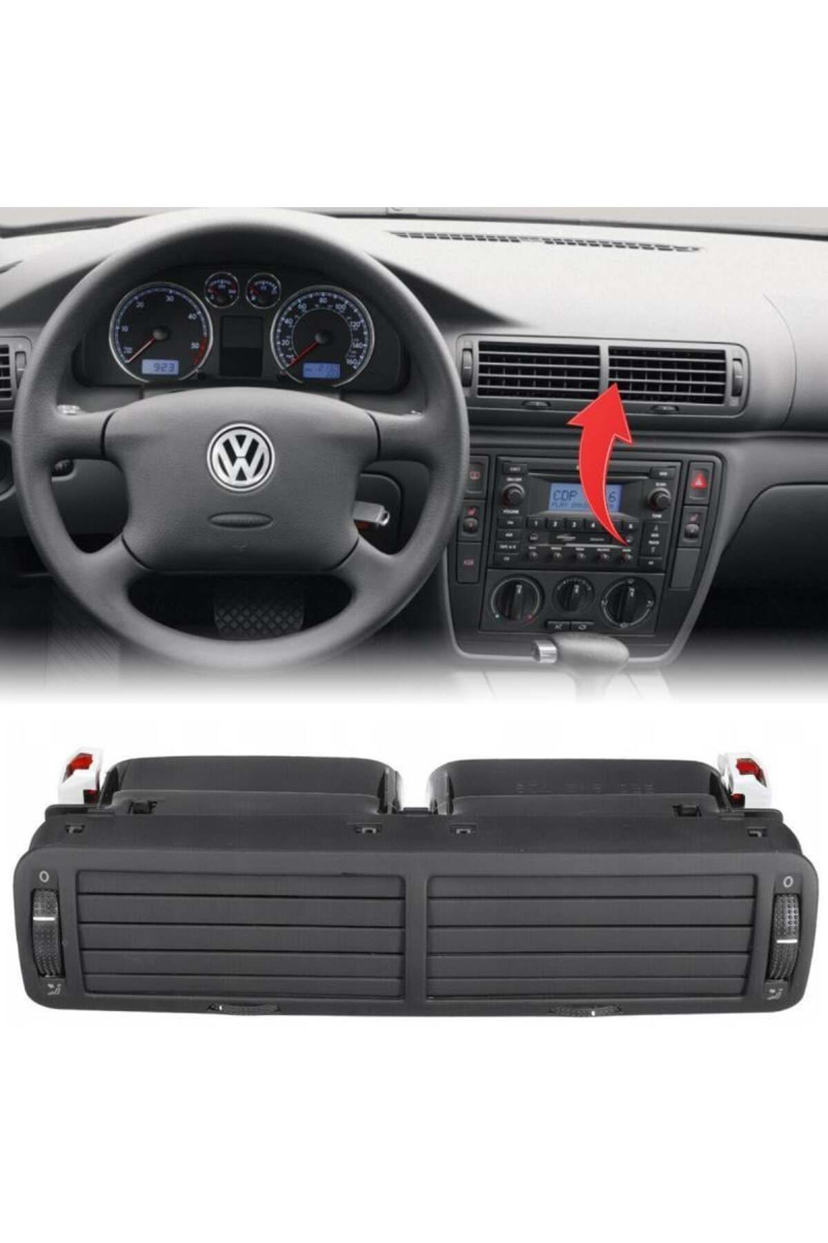 Vw Passat B5 Ön Konsol Havalandırma Izgarası 1997-2005 3B0819728