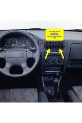 Vw Polo Hb 1994-1999 Orta Klima Kalorifer Izgarası Mazgalı 6k0819755
