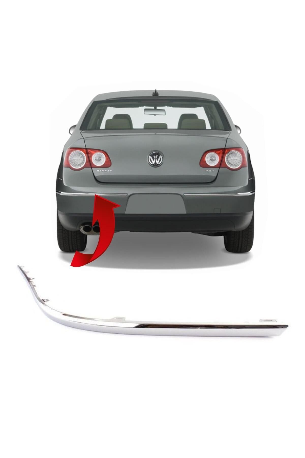 Vw Passat B6 Sol Arka Tampon Nikelajı 2006-2011 3c5807459a