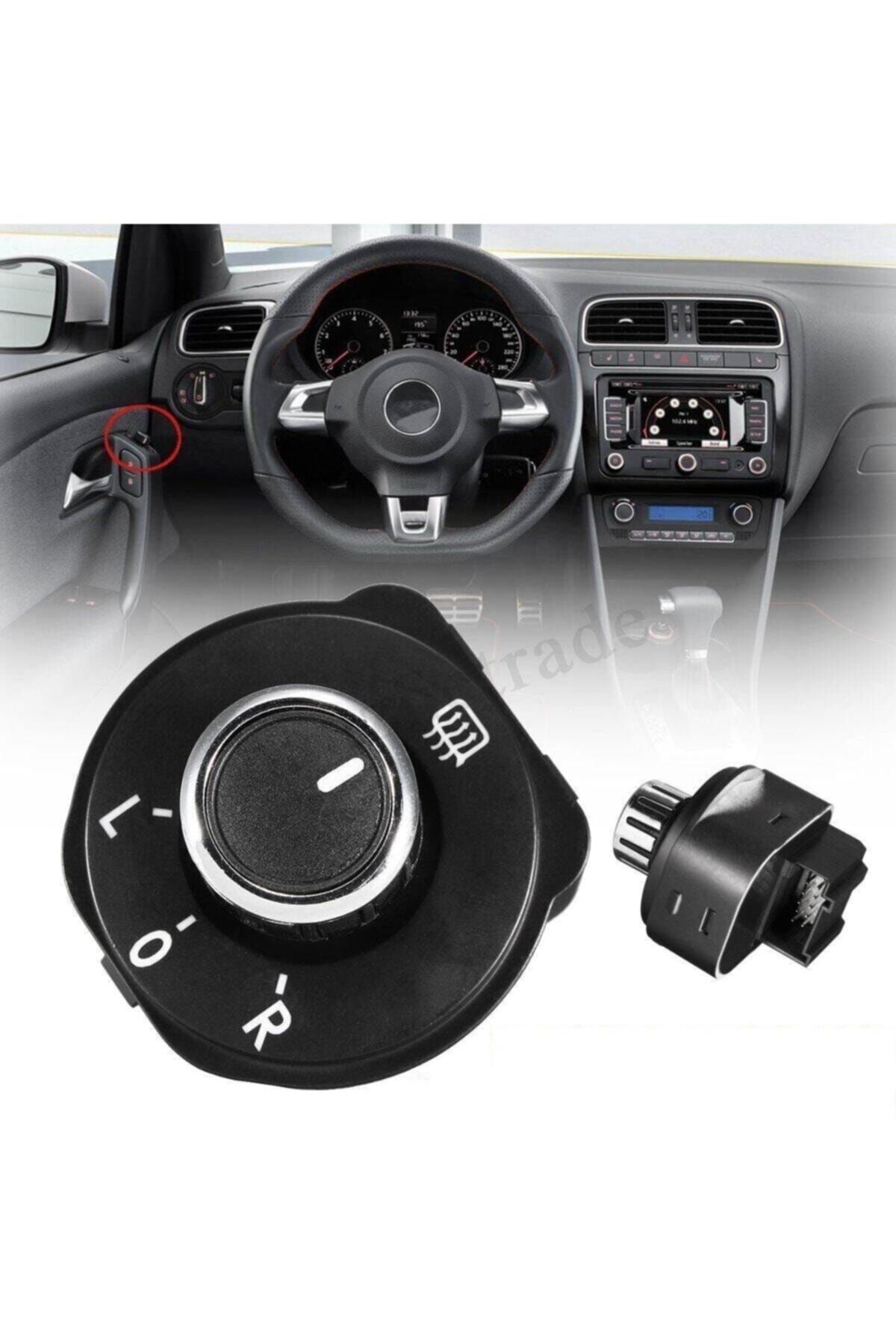 Volkswagen Polo Ayna Ayar Düğmesi Krom 2011--2016 Uyumlu