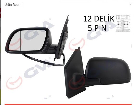 6Q1857507G POLO SOL AYNA 02-05 ( SİNYALSİZ TİP )